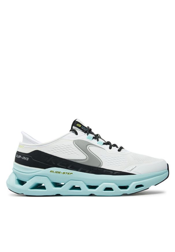 skechers - Skechers Sneakersy 232921/WBL Biały. Kolor: biały. Materiał: materiał