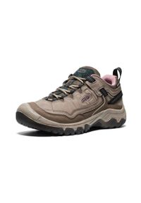 keen - Damskie buty trekkingowe Keen Targhee IV WP. Kolor: wielokolorowy, szary, różowy, czerwony. Styl: sportowy #1