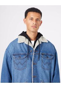 Wrangler - WRANGLER OVERSIZED SHERPA MĘSKA KURTKA JEANSOWA NEW FAVORITE W478LH21Y. Materiał: jeans #3