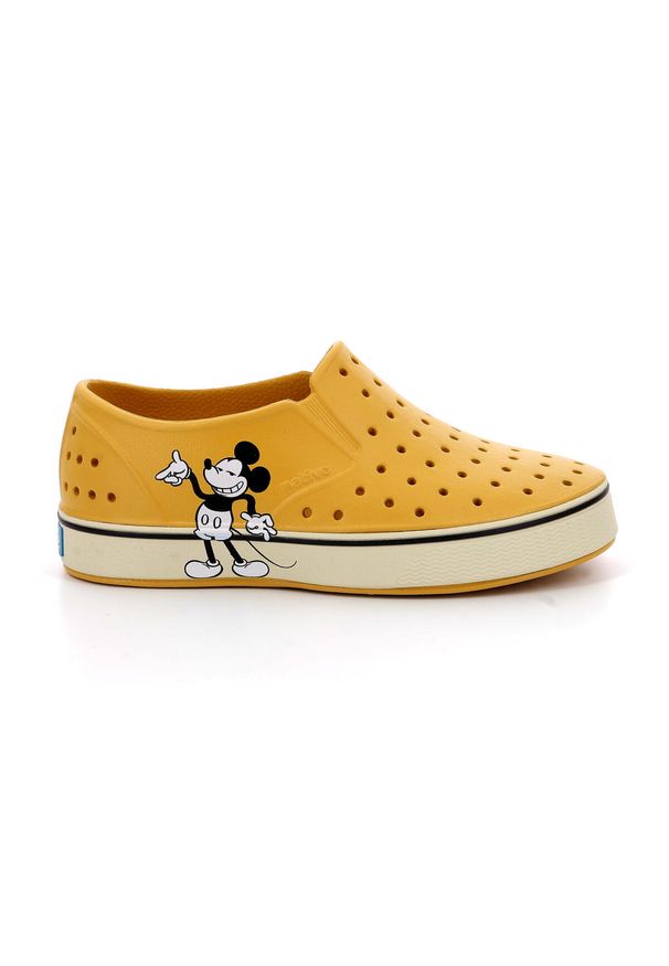 Native Shoes - Buty miejskie dziecięce NATIVE MILES PRINT YOUTH DISNEY. Kolor: pomarańczowy. Wzór: motyw z bajki, nadruk. Sport: turystyka piesza