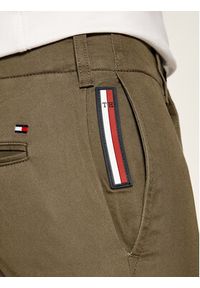 TOMMY HILFIGER - Tommy Hilfiger Spodnie materiałowe Bleecker MW0MW11785 Zielony Slim Fit. Kolor: zielony. Materiał: bawełna #5