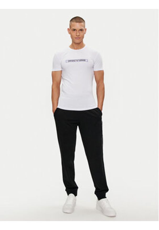 Emporio Armani Underwear T-Shirt 111035 4R517 00010 Biały Slim Fit. Kolor: biały. Materiał: bawełna