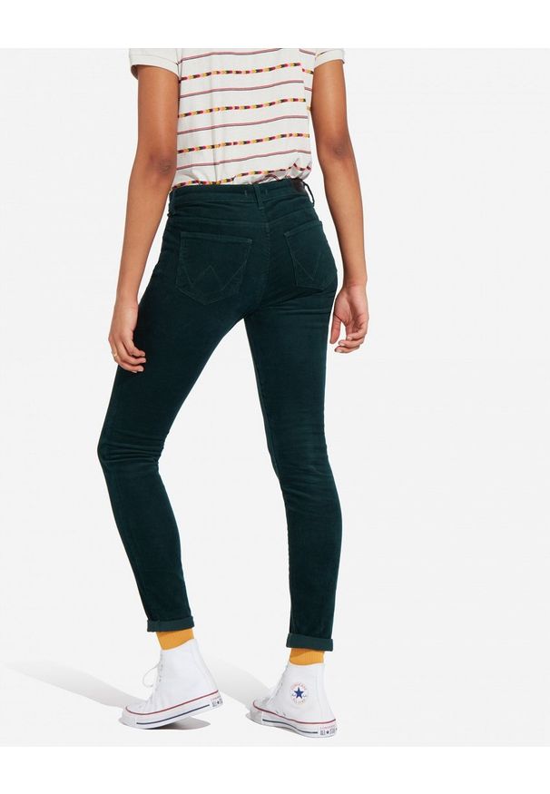 Wrangler - WRANGLER SKINNY SPODNIE DAMSKIE PINE W28KWLG01 112128355