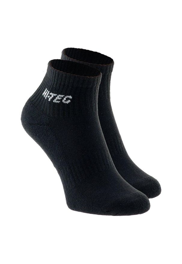 Hi-tec - Skarpetki Unisex Dla Dorosłych Z Logo Quarro (zestaw 3 Sztuk). Kolor: czarny. Sport: turystyka piesza