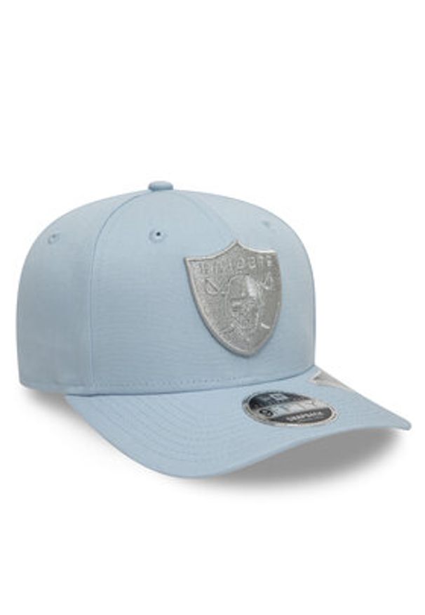New Era Czapka z daszkiem Las Vegas Raiders Metallic 9FIFTY 60595207 Błękitny. Kolor: niebieski. Materiał: materiał, bawełna