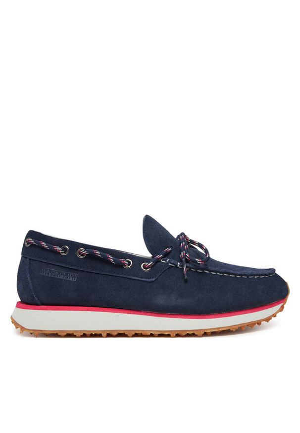 Napapijri Mokasyny Blaze NP0A4IR1 Granatowy. Kolor: niebieski. Materiał: zamsz, skóra