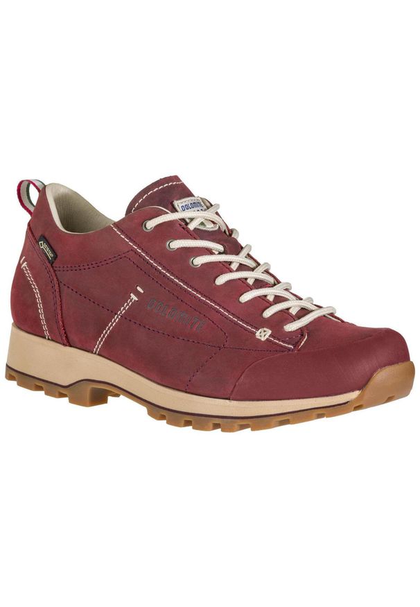 Buty trekkingowe damskie Dolomite Cinquantaquattro Low FG GTX. Kolor: czerwony, brązowy, wielokolorowy