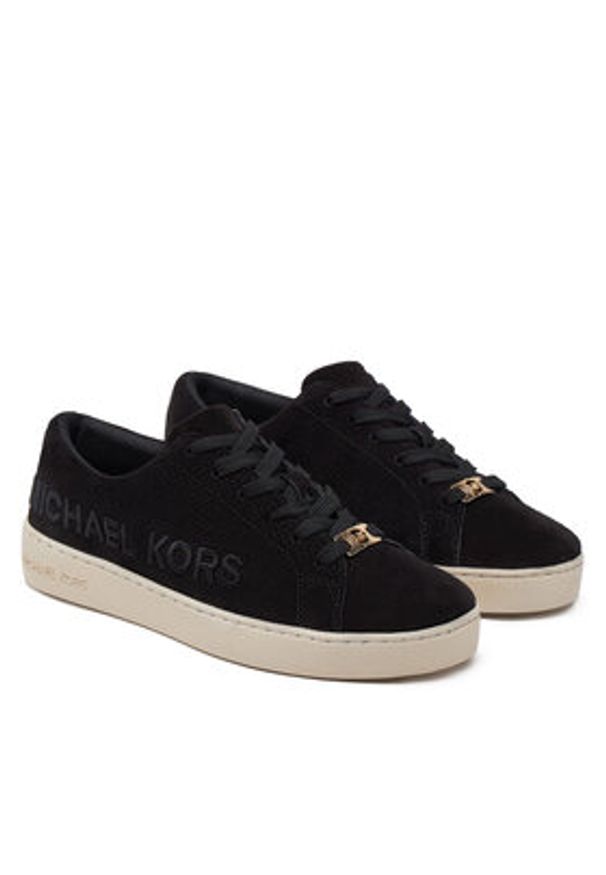 Michael Kors Sneakersy Keaton Lace up 43R5KEFS1S Czarny. Kolor: czarny. Materiał: skóra