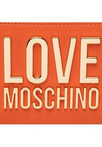 Love Moschino - LOVE MOSCHINO Torebka JC5609PP1GLI0450 Pomarańczowy. Kolor: pomarańczowy. Materiał: skórzane #4