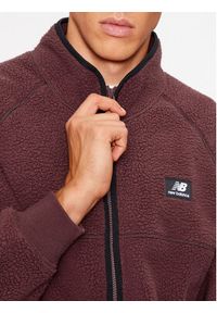 New Balance Polar Athletics Polar Fleece Full Zip MJ33503 Czerwony ciemny Regular Fit. Kolor: czerwony. Materiał: syntetyk #2