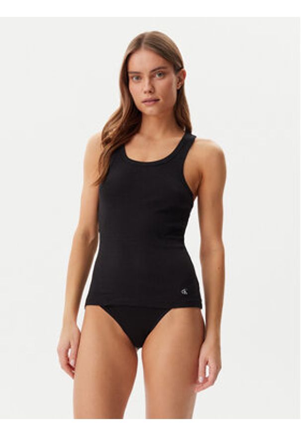 Calvin Klein Underwear Komplet topów LV00QS7493 Czarny Regular Fit. Kolor: czarny. Materiał: bawełna