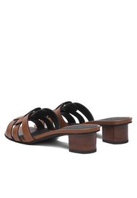 Furla Klapki Cilindro YL25CIL Y62000 AL 03B00 Brązowy. Kolor: brązowy. Materiał: skóra #6