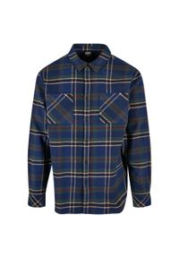 Koszula w kratę Urban Classics Mountain. Kolor: niebieski, wielokolorowy, zielony #1