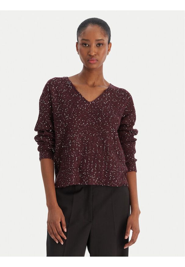 Vero Moda Bluzka Leilani 10318223 Fioletowy Loose Fit. Kolor: fioletowy. Materiał: syntetyk