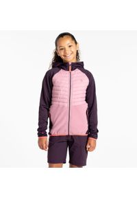 DARE 2B - Kurtka turystyczna hybrydowa dziecięca Switch Out. Kolor: fioletowy. Sezon: zima. Sport: narciarstwo #1