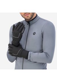 ROGELLI - Rękawiczki zimowe męskie Rogelli Essential, nieprzemakalne. Kolor: czarny. Sezon: zima. Sport: kolarstwo