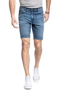 Wrangler - WRANGLER TEXAS SHORT MĘSKIE SZORTY KRÓTKIE SPODENKI THE ACE W11CU542Q. Długość: krótkie