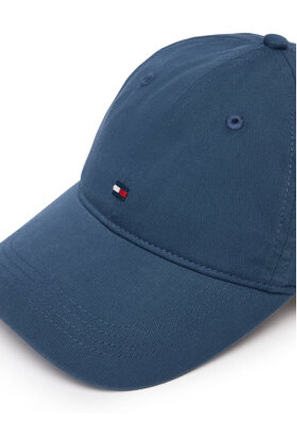 TOMMY HILFIGER - Tommy Hilfiger Czapka z daszkiem Flag Soft 6 Panel Cap AM0AM14099 Niebieski. Kolor: niebieski. Materiał: bawełna