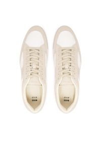 BOSS Sneakersy Nitan 50557883 Beżowy. Kolor: beżowy. Materiał: skóra, zamsz #3