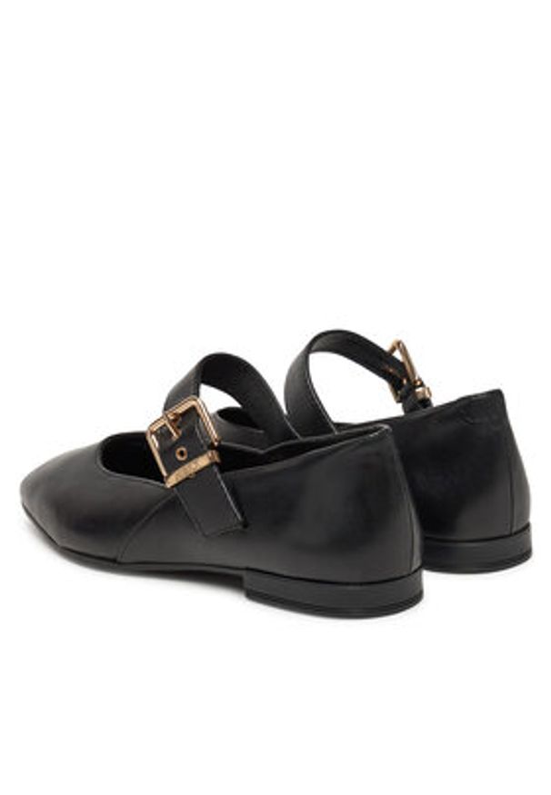 MEXX Baleriny MX/016C-RST Czarny. Kolor: czarny. Materiał: skóra