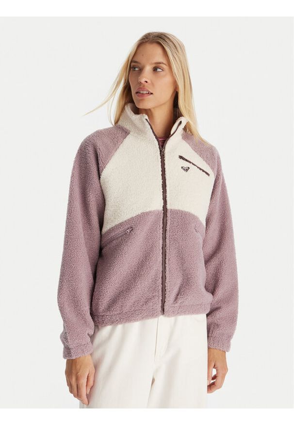 Roxy Polar Waves Of Warmth ERJPF03242 Fioletowy Regular Fit. Kolor: fioletowy. Materiał: syntetyk