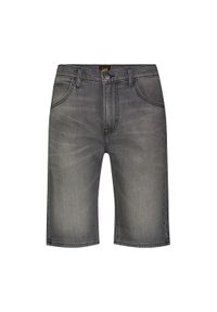 Lee - LEE MĘSKIE SPODNIE JEANSOWE 5 POCKET SHORT WASHED GREY 112349330. Materiał: jeans #3