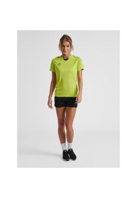 Koszulka sportowa z krótkim rękawem damska Hummel Core XK Poly Jersey S/S Woman. Kolor: zielony. Materiał: jersey. Długość rękawa: krótki rękaw. Długość: krótkie #1