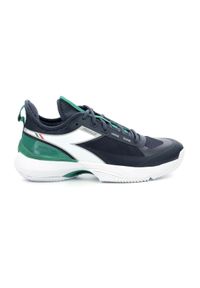 Buty tenisowe męskie Diadora Finale clay. Kolor: niebieski, biały, wielokolorowy, zielony. Sport: tenis #1