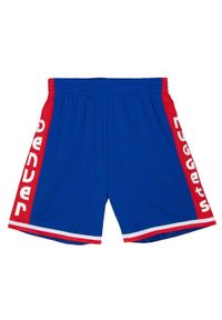 Mitchell & Ness - Szorty Denver Nuggets Swingman 1975/76. Kolor: niebieski. Materiał: poliester. Sport: koszykówka #1