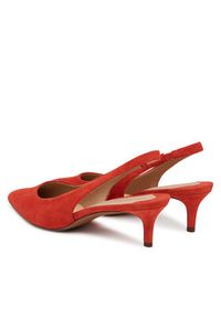 Lauren Ralph Lauren - LAUREN RALPH LAUREN Czółenka 802959263005 Czerwony. Kolor: czerwony. Materiał: zamsz, skóra #4