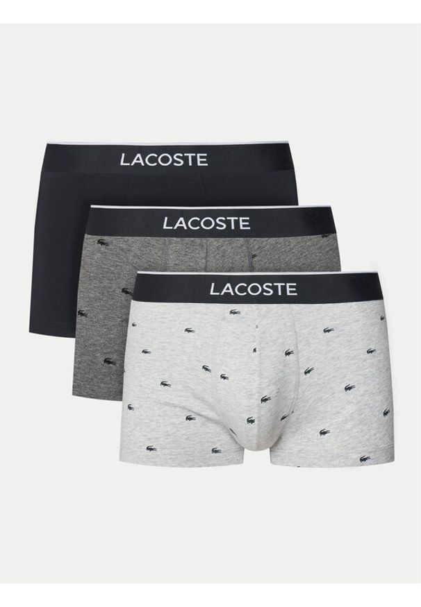 Lacoste Komplet bokserek 5H1299 Kolorowy. Materiał: bawełna. Wzór: kolorowy