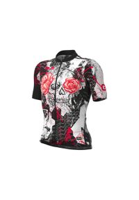 ALÉ CYCLING - Koszulka rowerowa męska Alé Cycling PR-R Skull. Kolor: czerwony, wielokolorowy, czarny #1