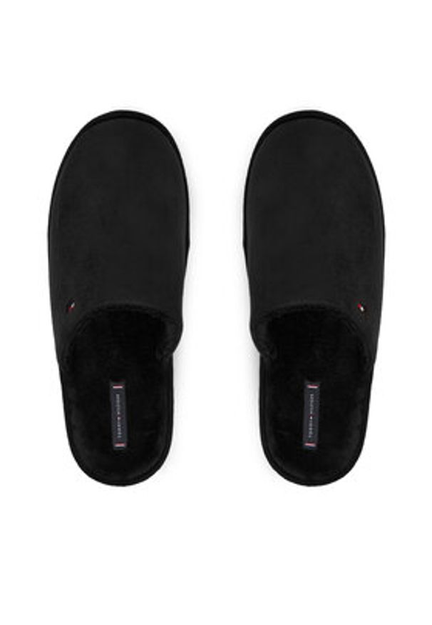 TOMMY HILFIGER - Tommy Hilfiger Kapcie Core Flag House FM0FM05565 Czarny. Kolor: czarny. Materiał: materiał