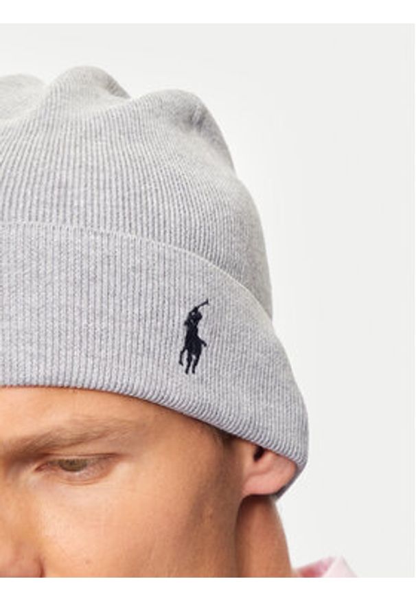Polo Ralph Lauren Czapka 449959339003 Szary. Kolor: szary. Materiał: bawełna