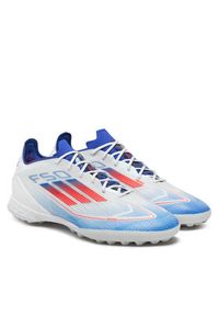 Adidas - adidas Buty do piłki nożnej F50 Pro Turf IF1323 Biały. Kolor: biały. Materiał: materiał