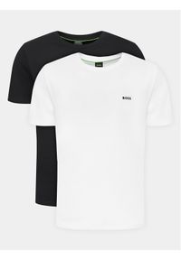 BOSS Komplet t-shirtów 50478019 Czarny Regular Fit. Kolor: czarny. Materiał: bawełna
