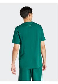 Adidas - adidas T-Shirt Essentials IS1300 Zielony Regular Fit. Kolor: zielony. Materiał: bawełna #3
