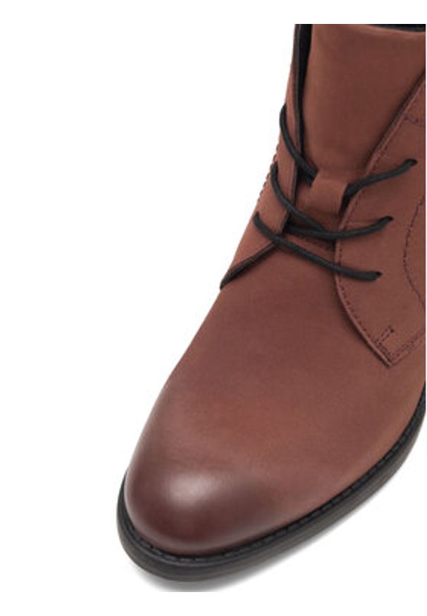 Lasocki Trzewiki WI23-RUTH-04 Bordowy. Kolor: czerwony. Materiał: skóra, nubuk