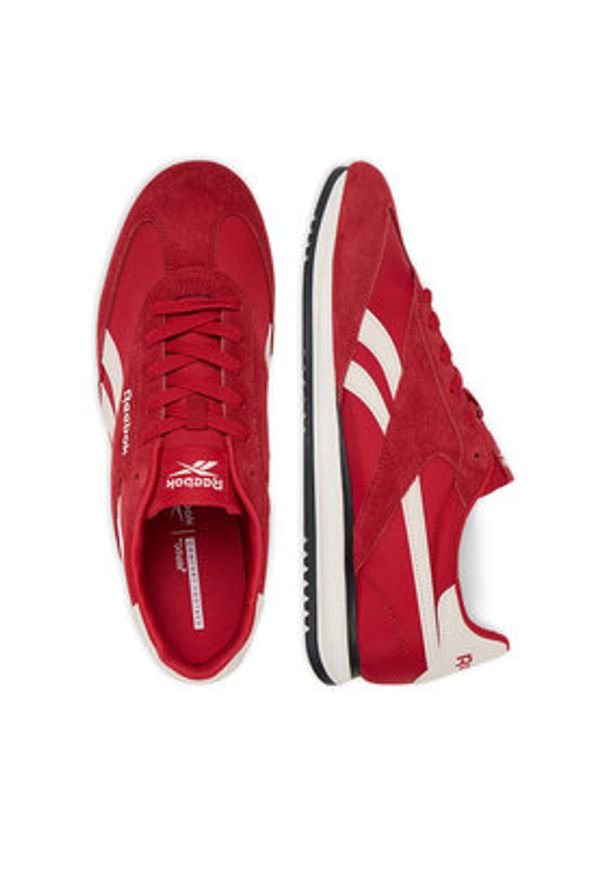 Reebok Sneakersy CEO-FIORI AR30309M-RWB Bordowy. Kolor: czerwony. Materiał: skóra, zamsz