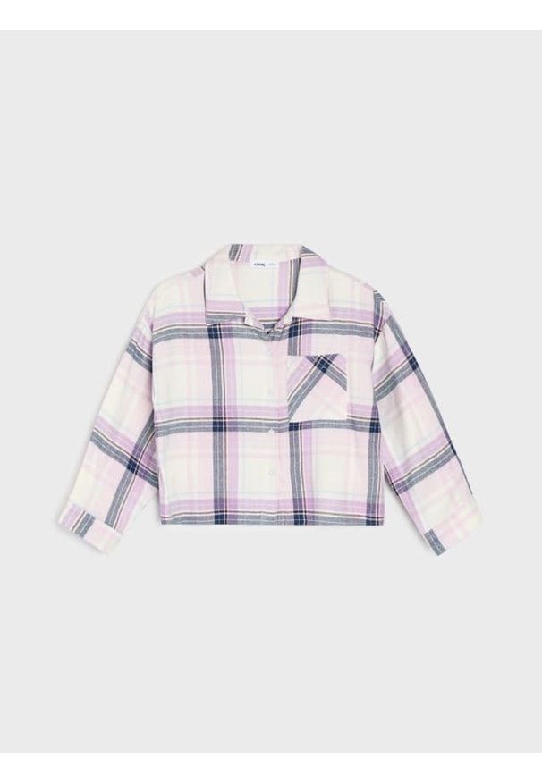Sinsay - Wiskozowa koszula w kratę - wielobarwny. Materiał: wiskoza