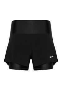 Spodenki do biegania damskie Nike Dri-Fit Swift Mid-Rise 3" 2IN1 M. Kolor: czarny. Technologia: Dri-Fit (Nike)