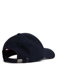 TOMMY HILFIGER - Tommy Hilfiger Czapka z daszkiem Th Flag Herringbone 6 Panel Cap AM0AM13784 Granatowy. Kolor: niebieski. Materiał: wełna, materiał #3