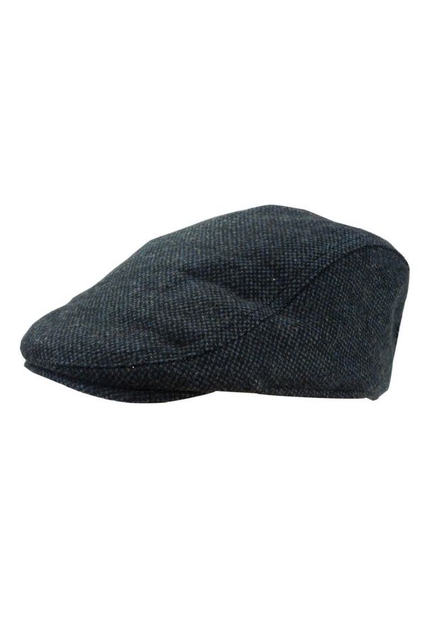 Niebieska czapka Pako Jeans w kropki, na jesień