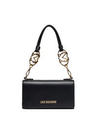 Love Moschino - LOVE MOSCHINO Torebka JC4051PP1NLF0000 Czarny. Kolor: czarny. Materiał: skórzane
