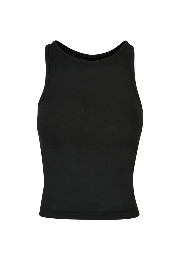 BUILD YOUR BRAND - Damski Bezrękawnik Typu Racerback. Kolor: czarny. Długość rękawa: bez rękawów