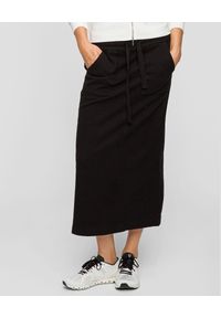 Deha - DEHA - Długa bawełniana spódnica. Okazja: na co dzień. Kolor: czarny. Materiał: bawełna. Długość: długie. Styl: casual