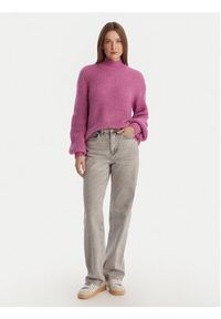 Vero Moda Sweter Ellie 10346753 Fioletowy Oversize. Kolor: fioletowy. Materiał: syntetyk #2