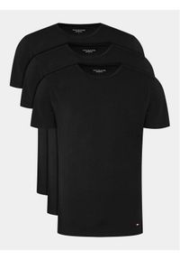 TOMMY HILFIGER - Tommy Hilfiger Komplet 3 t-shirtów UM0UM03138 Czarny Regular Fit. Kolor: czarny. Materiał: bawełna