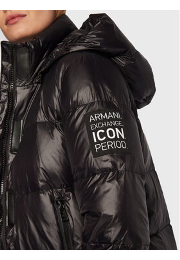 Armani Exchange Płaszcz zimowy 8NYK50 YNYNZ 1210 Czarny Regular Fit. Kolor: czarny. Materiał: syntetyk. Sezon: zima