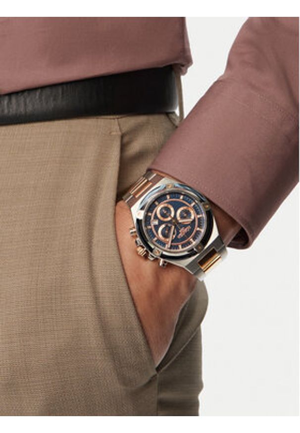 Roamer Zegarek Tempomaster Chrono 221837 49 45 20 Srebrny. Kolor: srebrny